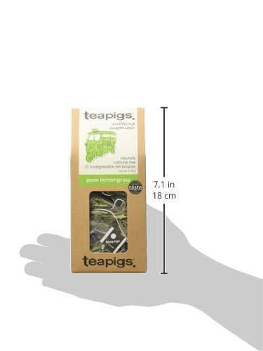 Teapigs Pure Lemongrass Tea Bags Made With Whole Leaves (1 Pack of 15 Tea Bags)