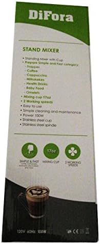 Stand Milk Frother, Frappe Maker, Milk shakes, Matcha Tea Latte, Super 100W Power, 2 Speeds, and is Always Sitting on the Countertop Waiting for Action.