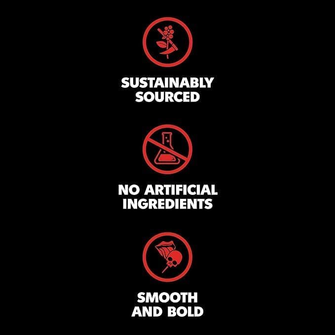 Death Wish Coffee, Single Serve Coffee - Mixed Roast Variety Pack (60 Count)