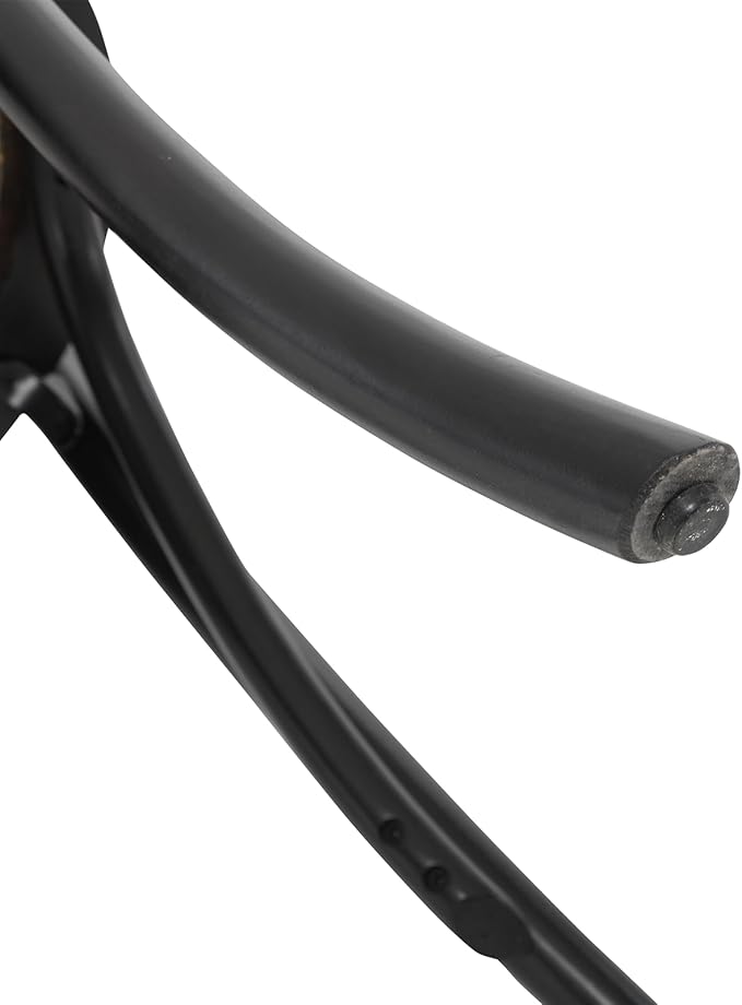 Kmax Vintage Dining Chairs Set of 6, Thonet Soild Wood Rattan Dining Room Chairs Armless French Country Kitchen Chairs for Wedding Hotel Dessert Shop Cafe Business, Black