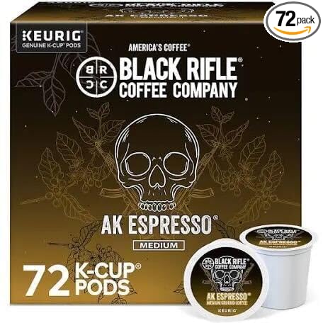 Black Rifle Coffee Company AK-47 Expresso, 72 Count