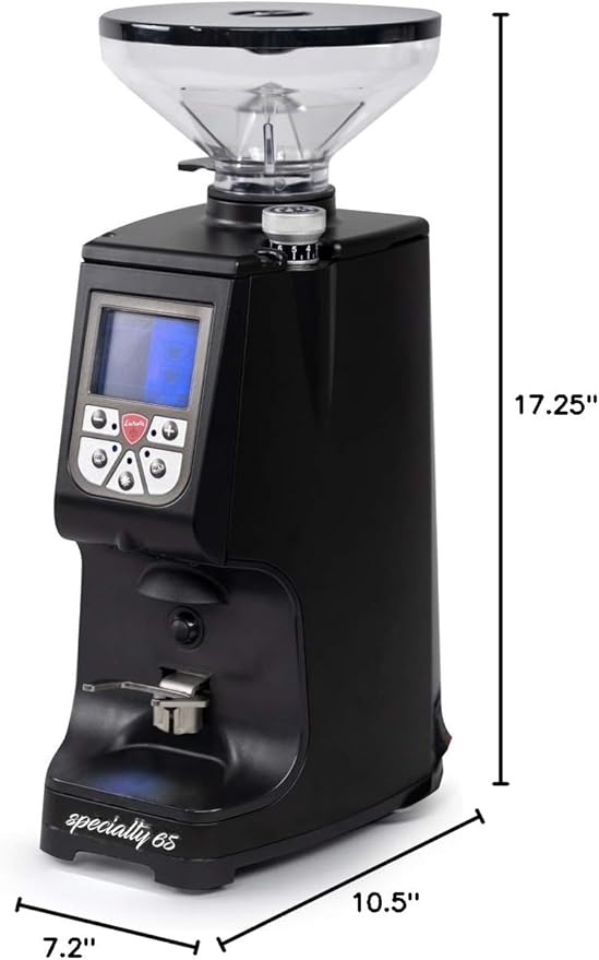 Eureka Atom 65mm Espresso Grinder, Short Hopper, Black
