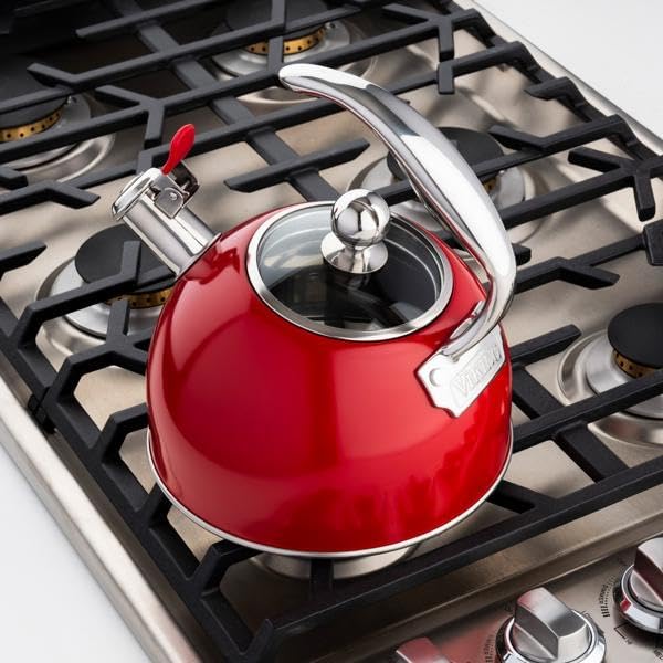 Viking Stainless Steel Whistling Tea Kettle