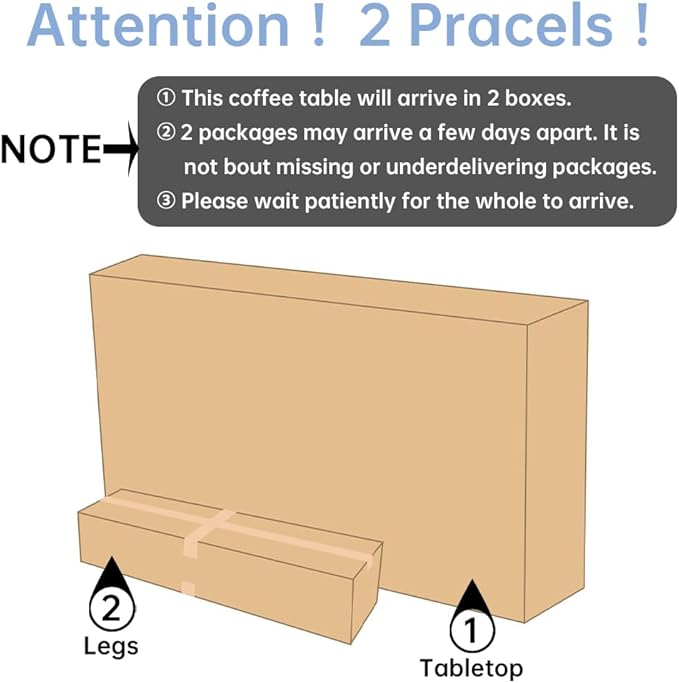 Cloud Coffee Table Modern Irregular Coffee Table Asymmetrical Unique Coffee Tables with 3 Bases for Living Room Farmhouse (F, 39")