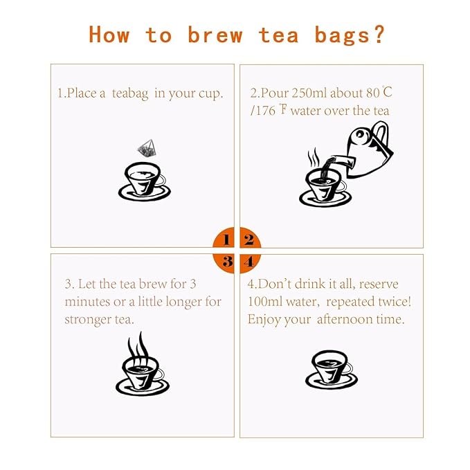 Black Tea Loose Leaf - Ceylon Tea - 7.1oz/200g - Rainforest Alliance Certified - From Sri Lanka - Gift 20 Eco-Conscious Tea Bags