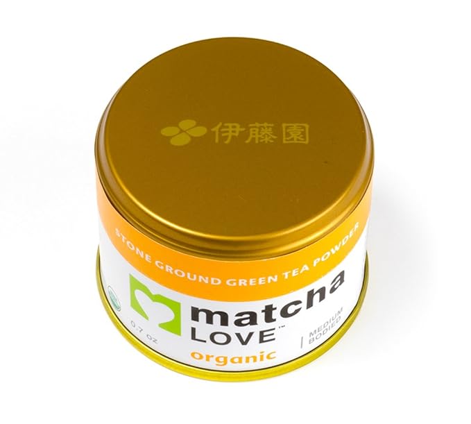 Matcha Love Ceremonial Green Tea Organic 0.7 Ounce Canister (Pack of 1) Green Tea Powder