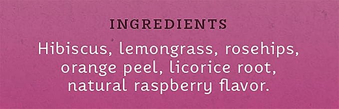 Stash Tea Wild Raspberry Hibiscus Herbal Tea, Box of 100 Tea Bags (Packaging May Vary)