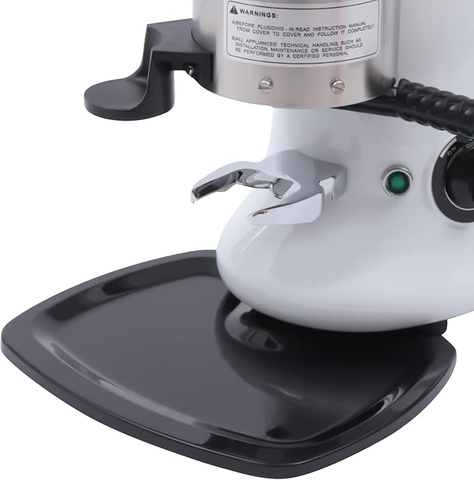 350 W Conical Burr Coffee Grinder, 1200g Commercial Espresso Coffee Grinder - Heavy Duty Cast Aluminum Body/Extra Wide Dosing Capability (US Stock)