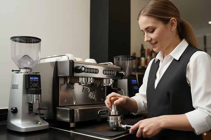 YOLOYO 41mm Dosing Funnel Specially for La Marzocco 1 Cup 7g Single Basket and VST 7g Basket, Precisely Manufactured Stainless Steel Espresso Dosing Funnel