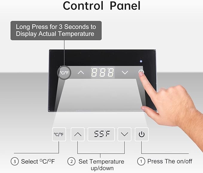 Electric Wine Chiller, Single Bottle Cooler for 750ml Wine or Some Champagne,Stainless Steel Iceless Cooler Keep Cold Up to 24h,Kitchen,Bar and RV Vino Accessory,Gift for Vino Lover