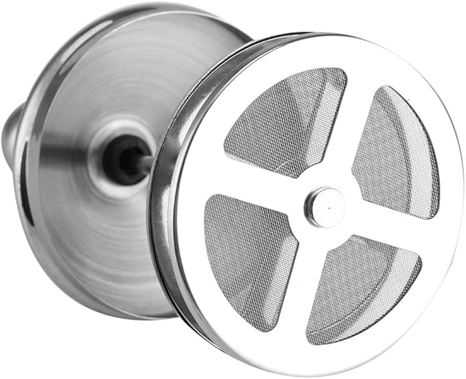 Stainless Steel Hand Foamer,Double-Layer Manual Milk Frother Double Mesh Coffee Cappuccin for Kitchen(800ML)