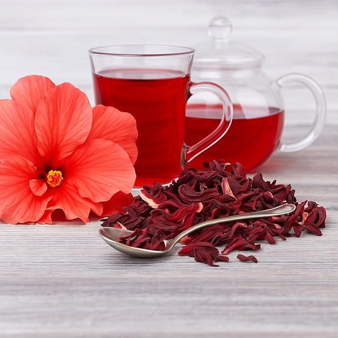 Tozzy Organic Hibiscus Tea - 100 Count | Pyramid Tea Bags (Plant-Based & Eco-conscious) | Pure Ingredients | Packaging May Vary