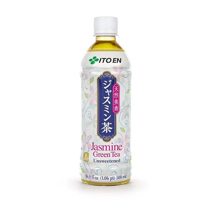 Ito En Jasmine Green Tea Unsweetened 16.9 Fluid Ounce (Pack of 12), 0 Calories…