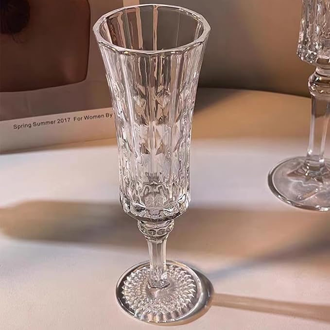 Cordial Glasses with Stem, Crystal Fancy Shot Glasses - Set of 12 | Limoncello Glasses | Sherry | Liqueur 1.5 oz / 45 ml