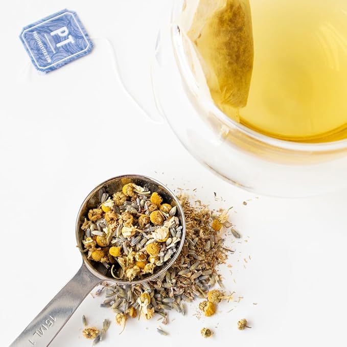 Organic Positively Tea Company, Lavender Chamomile, Herbal Tea, Loose Leaf, 16 Ounce