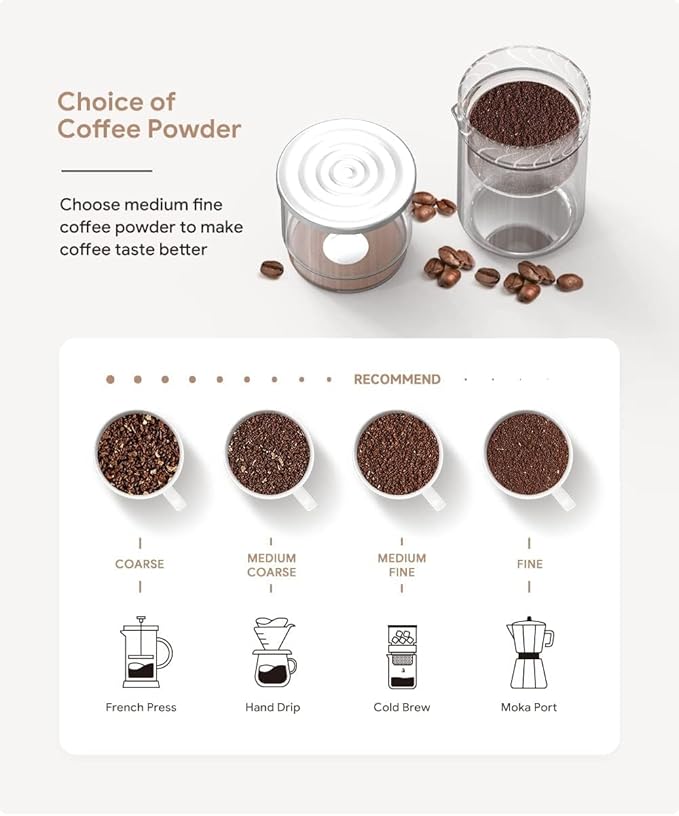 2-in-1 Cold Brew Dripper Cold Brew Coffee Maker,Ice Drip Coffee Maker 300ml - Coffee maker for cold brewed coffee and tea, coffee maker for cold extraction