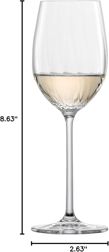 Zwiesel Glas Tritan Prizma Collection Riesling White Wine Glass, 10-Ounce, Set of 6