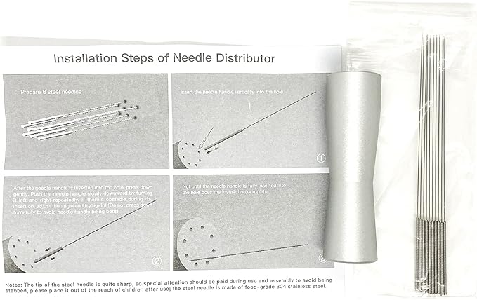 Espresso Coffee Stirrer Wdt Tool Espresso Distribution Tool Needle Type Coffee Powder Stirrer Hand Tamper Distributor Coffee Stirring Tool for Cafe Barista Kitchen Gadgets Silver