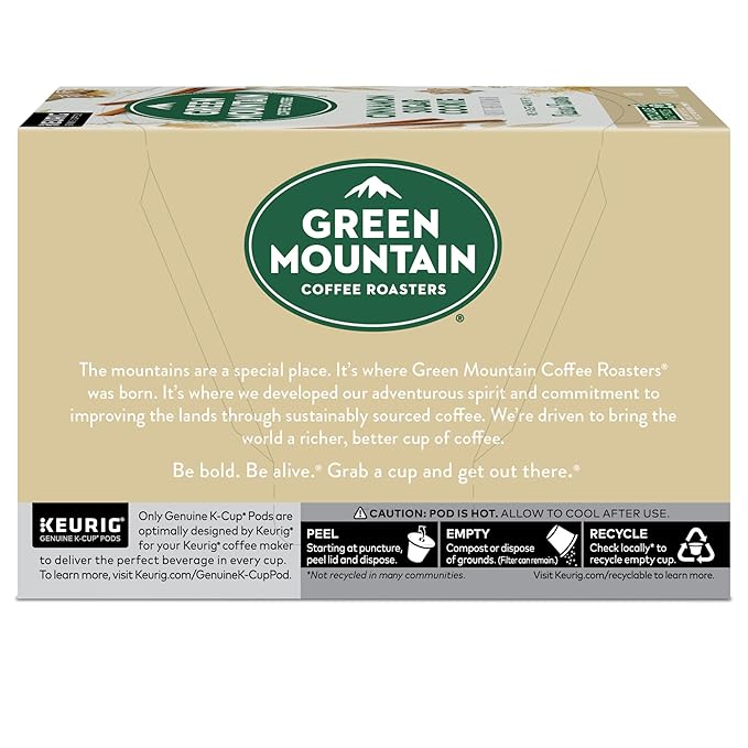 Green Mountain Coffee Roasters Cinnamon Sugar Cookie Coffee, Keurig Single Serve K-Cup Pods, 60 Count