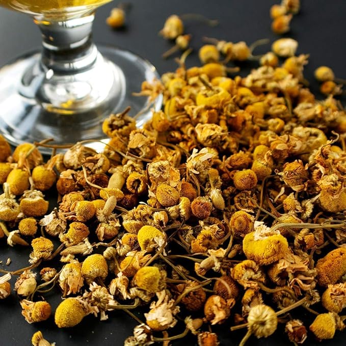 Organic Positively Tea Company, Chamomile, Herbal Tea, Loose Leaf, 4 Ounce