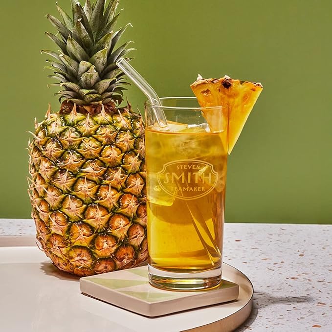 Steven Smith Teamaker Pineapple Green Iced Tea No. 81, Refreshing, Caffeinated, Sustainably Grown, Full Leaf Green Iced Tea, 10 Count, 1 Quart Sachets