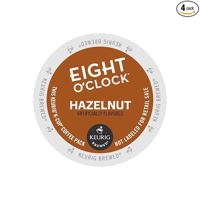 Eight O'Clock Coffee Hazelnut K-Cups, 48 K-Cups