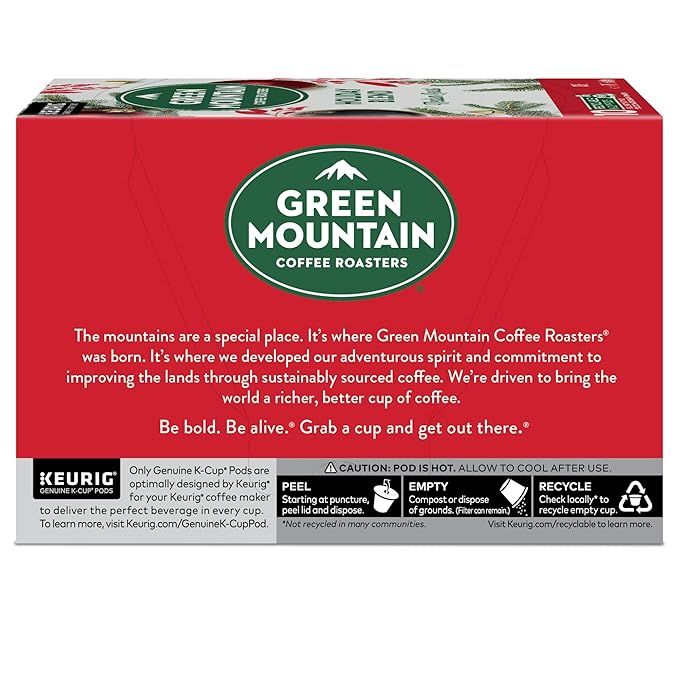Green Mountain Coffee Roasters, Holiday Blend Coffee, Keurig Single Serve K-Cup Pods, 60 count
