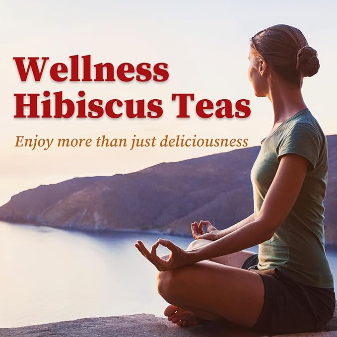 FullChea - Hibiscus Tea Bags, 50 Teabags, 2g/bag - Premium Hibiscus Flower Tea Bag - Cultivated From Nigeria - Non-GMO - Caffeine-free - Rich in Antioxidants & Support Digestion