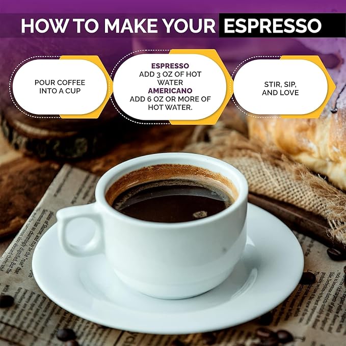 Grateful Earth Mushroom Coffee, Instant Espresso with Lion’s Mane Mushrooms, Chaga, L-Theanine, Super Brain Nootropic Blend, Focus, Energy, Immune Support & Gut Health, Dairy & Gluten Free, 20 Packets