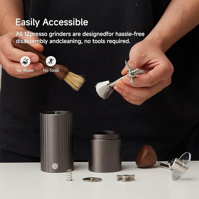 Z3 /Z3pro Coffee Bean Grinder, Hand Grinder with 6-Core CNC Stainless Steel Conical Burr,Double Bearing Positioning for Espresso,Pour Over,FrenchPress,Moka,Americano (Blue, Z3PRO)