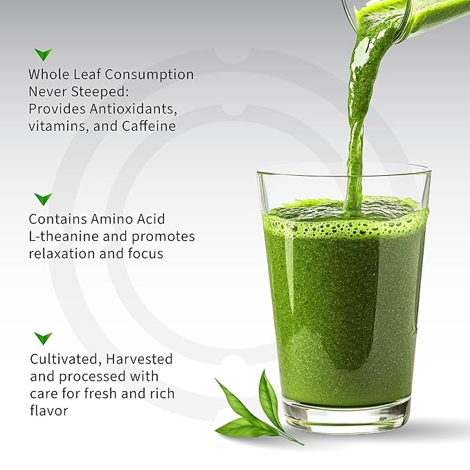 DoMatcha - Summer Harvest Green Tea Matcha Powder, Natural Source of Antioxidants, Caffeine, and L-Theanine, Promotes Focus and Relaxation, Kosher, 75 Servings (2.82 oz)