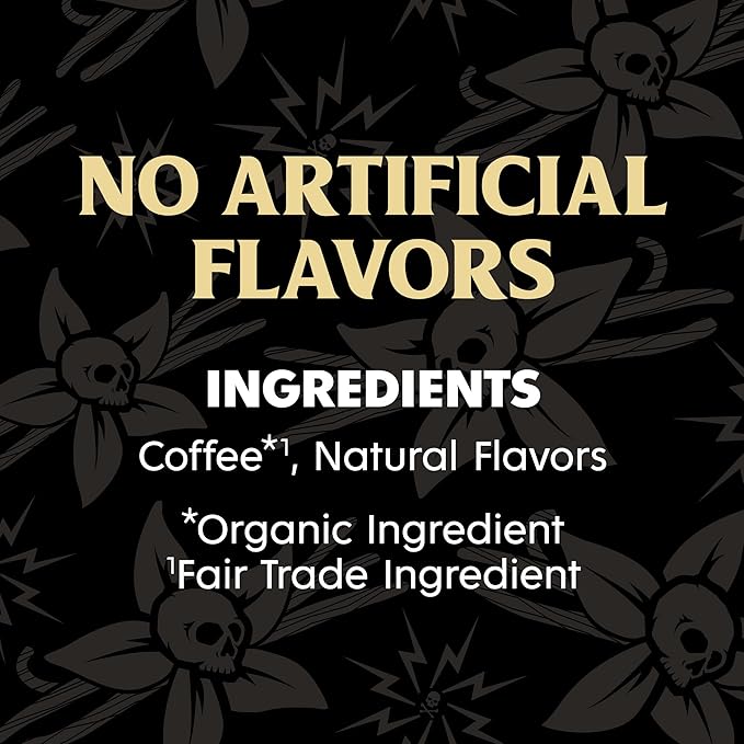 Death Wish Coffee, Single Serve Coffee Pods - Vanilla Pods (10 Count)