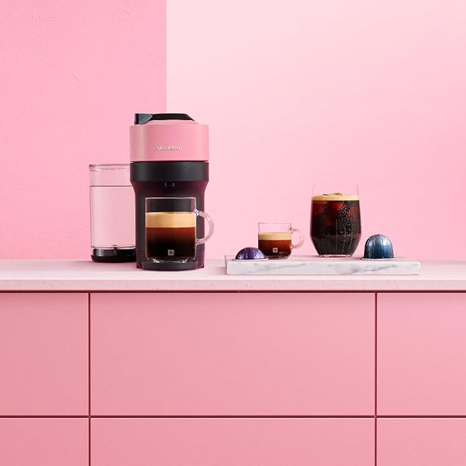 Nespresso Vertuo Pop+ Coffee and Espresso Maker by De'Longhi, Candy Pink