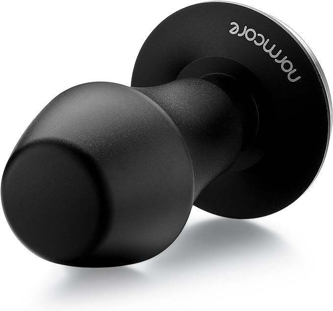 Normcore Coffee Tamper 51.5mm - Spring-loaded Tamper - Barista Tools - Barista Tools - Barista Coffee Tamper with Anodized Aluminum Tamper Stand Holder - Stainless Steel Flat Base