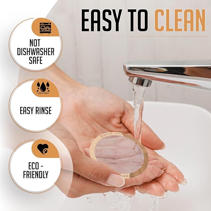 HEXNUB - Reusable Metal Filter for AeroPress Coffee Maker, Stainless Steel Filter Fits AeroPress Original & Go Coffee Press, Fuller Bodied Coffee Than Paper Filters - COPPER MESH