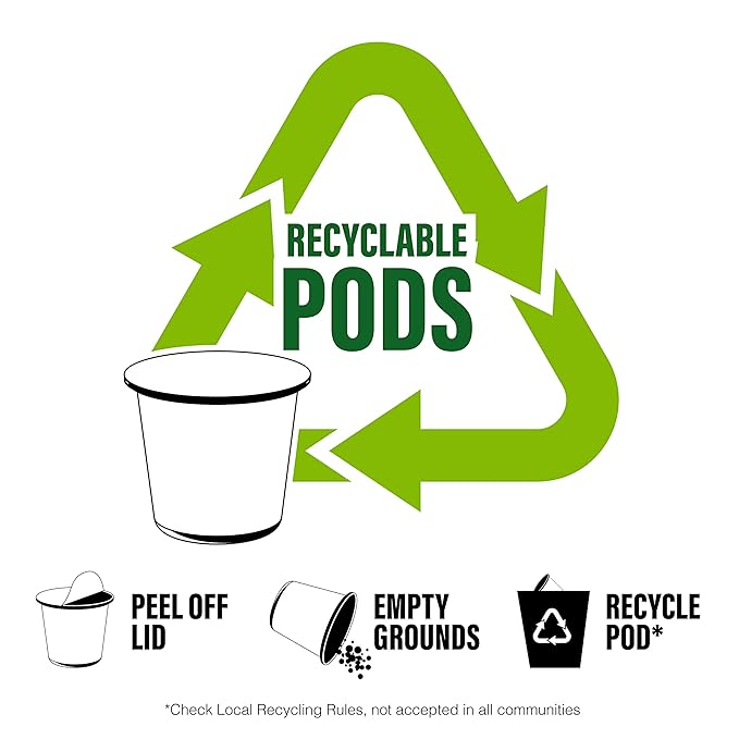 Crave Beverages Flavored Coffee Pods, Compatible with Keurig K-Cup Brewers, Caramel, 100 Count