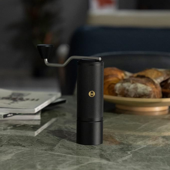 TIMEMORE Manual Coffee Grinder Chestnut Xlite Capacity 30g Household Hand Coffee Grinder High-precision External Adjustment Scale for Travel/Camping - Black
