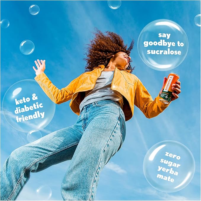 Marquis - Natural Energy Drink - Citrus Yuzu - Sugar Free - 0 Calories - 100mg of Organic Plant Based Caffeine - Yerba Mate - Green Tea - Vitamin C & B Vitamins - Vegan - 12 oz Cans - 12 Pack