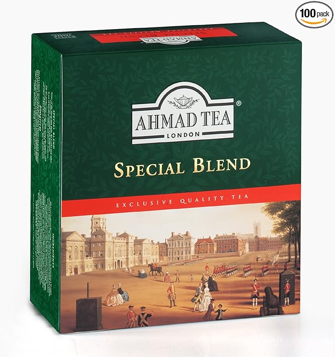 Ahmad Tea Special Blend, Tagged Teabags without envelopes, 100 Count, (591)