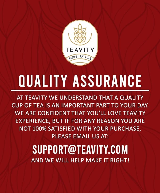 Organic Hibiscus Sabdariffa Tea Organic Naturally Decaf Tea Pods for Keurig by Teavity (12 Tea Pods)