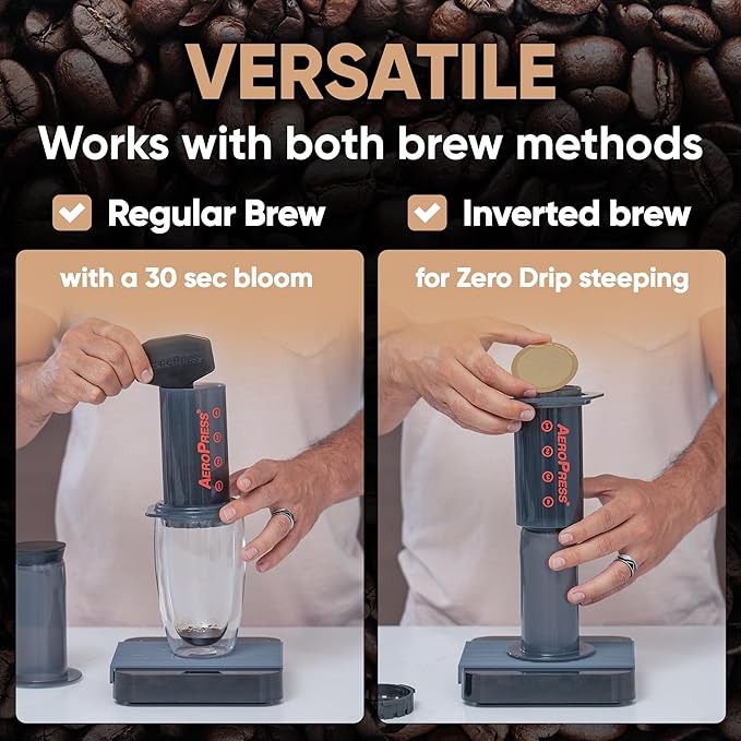 ALTURA The DISC Stainless Steel Filter for AeroPress Coffee Makers – Reusable Metal Filter Replacement for Rich Flavor, Travel, and Eco-Friendly Brewing (Limited Edition GOLD)