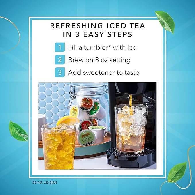 Twinings Pure Peppermint Herbal Tea K-Cup Pods for Keurig, 24 Count (Pack of 1), Made with 100% Pure Peppermint, Naturally Caffeine-Free, Enjoy Hot or Iced