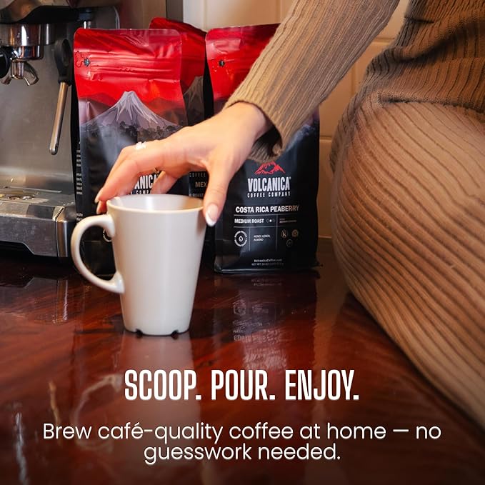 Cafe Cubano, Dark Roast, Cuban Coffee, Whole Bean, Fresh Roasted, Kosher, 16-ounce