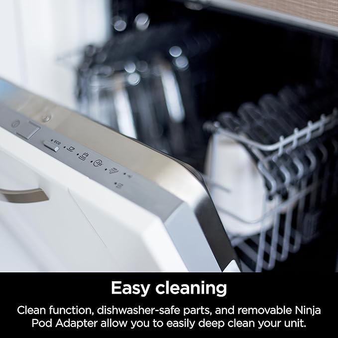 Ninja | Drip Coffee Maker | DualBrew Pro Hot & Iced Coffee Machine | Use with K-Cup Coffee Pods | 3 Brew Styles (Classic, Rich, & Iced) | 60oz Removable Reservoir & Dishwasher Safe | Black | CFP101