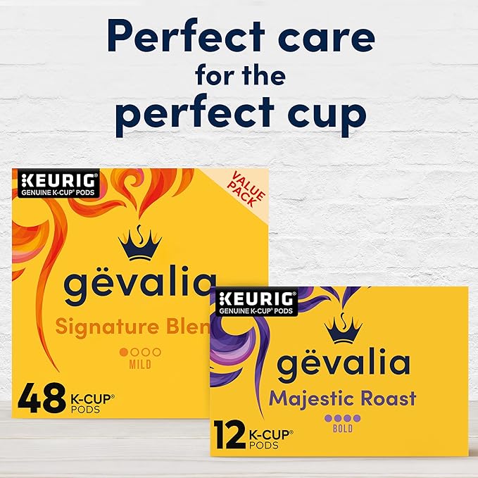 Gevalia Majestic Roast Bold Dark Roast K‐Cup Coffee Pods, 12 ct. Box