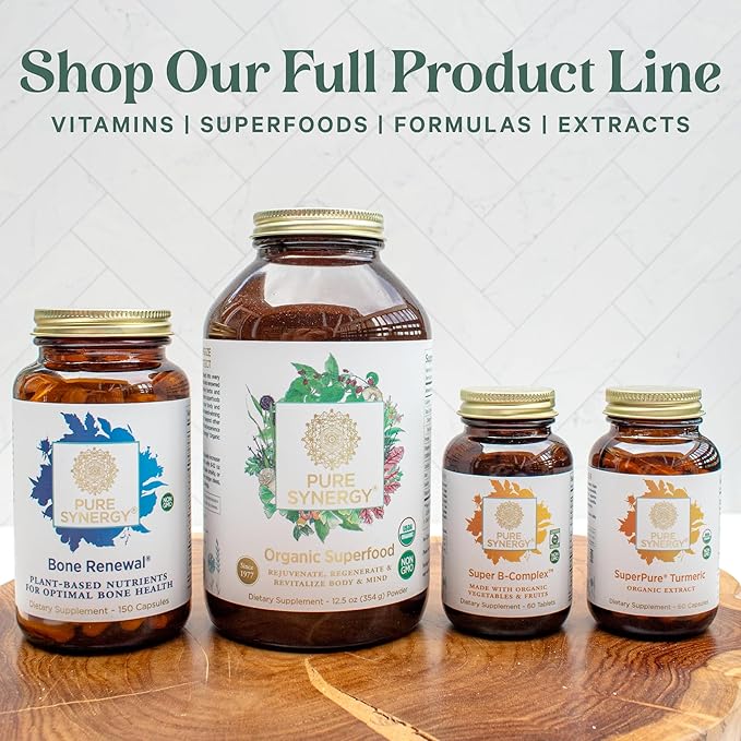 PURE SYNERGY Matcha Power | Organic Matcha Green Tea Capsules | Ceremonial Grade Supplement with EGCG | for Enhanced Energy & Alertness (90 Capsules)