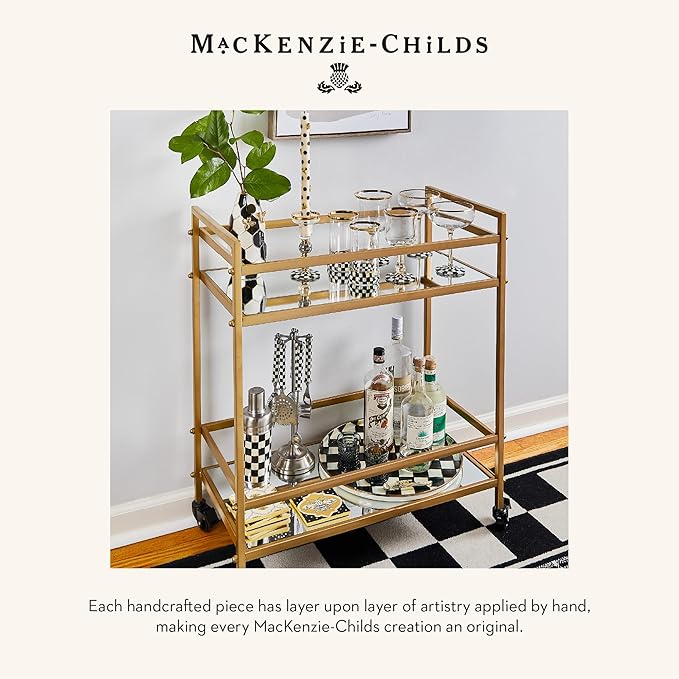 MACKENZIE-CHILDS Ceramic Queen Bee Honey Pot with Lid, Beehive Decor for Kitchen