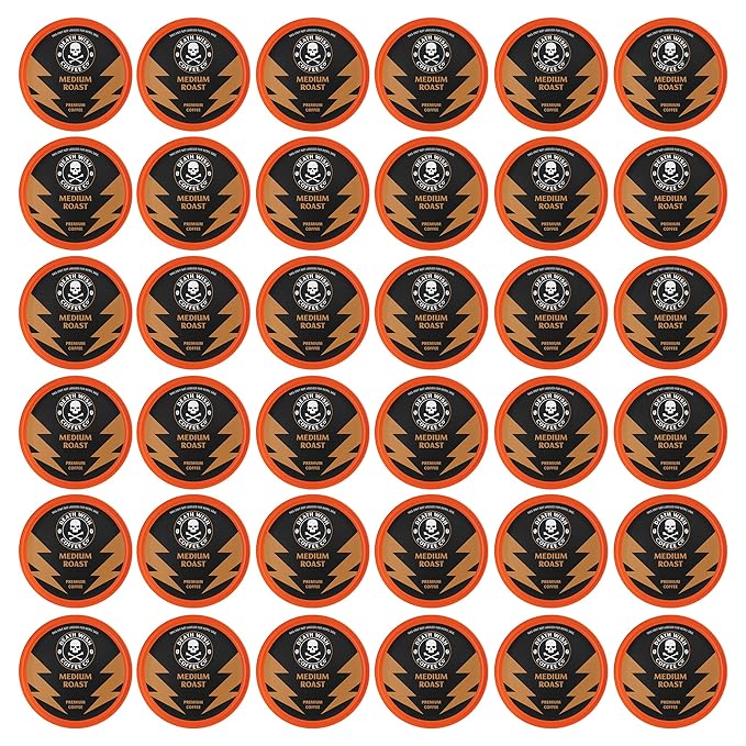 Death Wish Coffee Co. Single Serve Coffee Pods - Medium Roast (72 Count)
