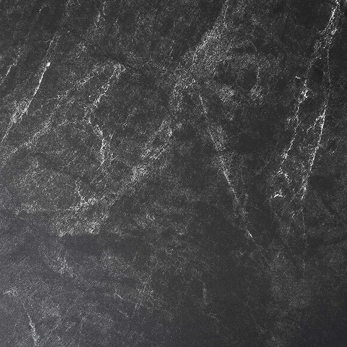 Round Glass End Table, Mid-Century Modern Design Sofa Table for Living Room, D18 x H23 in, 2-Tier Structure, Grey Glass Top and Black Marble Shelf, Sleek Conical Legs with Gold Finish Frame