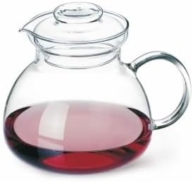 Simax Glass Teapot For Stovetop, Glass Tea Kettle For Stove Top, Tea Pots For Stove Top, Stovetop & Microwave Safe Kettles, Clear Glass Tea Pot With Spout for Tea Party, 1.5 Quart/ 6 Cup Teapots